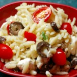 Orzo, Feta and Tomato Salad