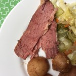 Corned Beef and Cabbage in a slow cooker - from ascrumptiouslife.com